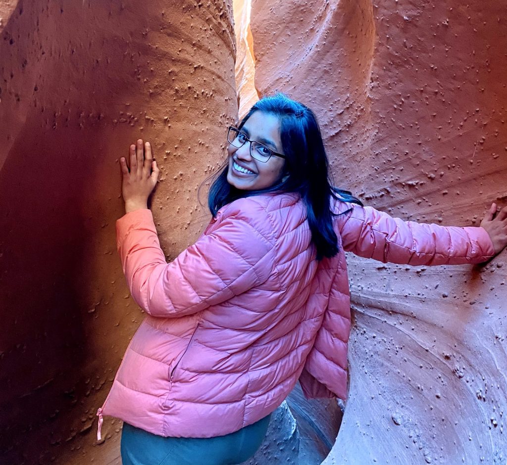 Divya - about - in a canyon