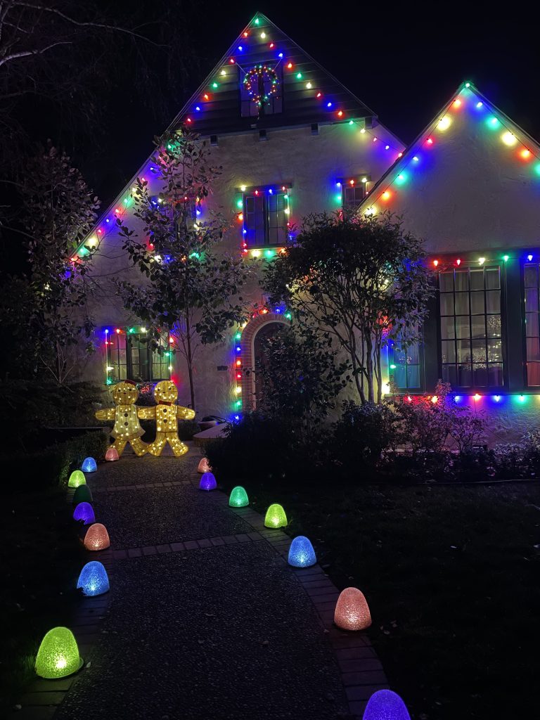 Holiday Lights in Bay Area - Christmas Tree Lane, Palo Alto