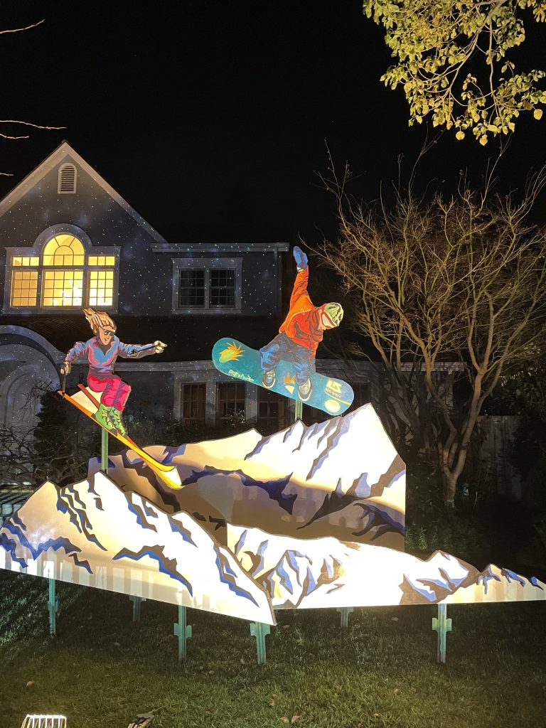 Holiday lights in Bay area - Palo Alto Christmas Lane