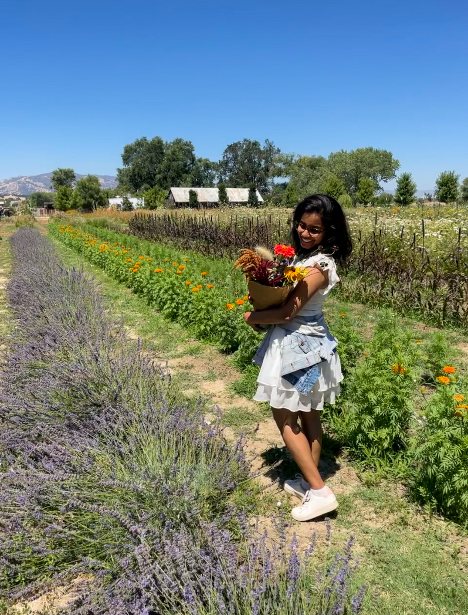 U-pick flower bouquet at Park Winters